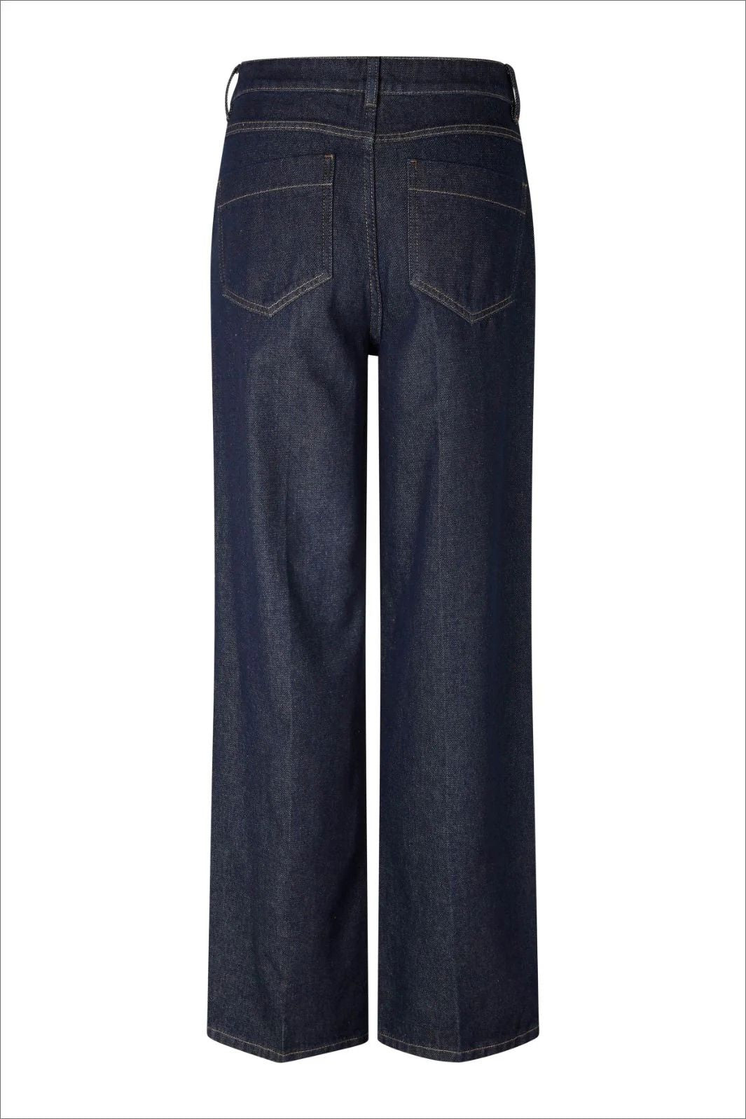 Second Female - Columbus New Denim Trousers 59722 - 5998 Dark blue denim Bukser 