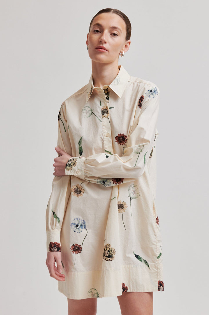 Second Female - Floco Tunic Dress 60747 - 1034 Summer Sand Kjoler 