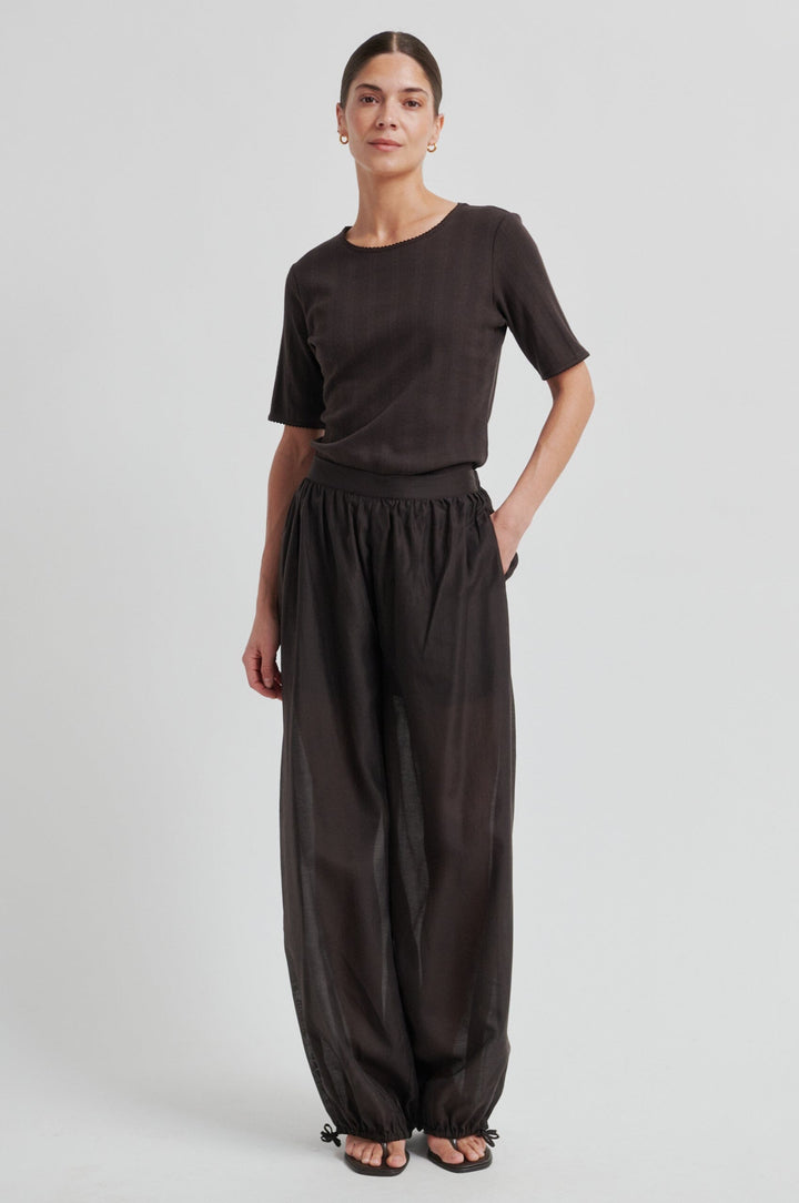 Second Female - Hidie Trousers 60595 - 6150 Chocolate Torte Bukser 