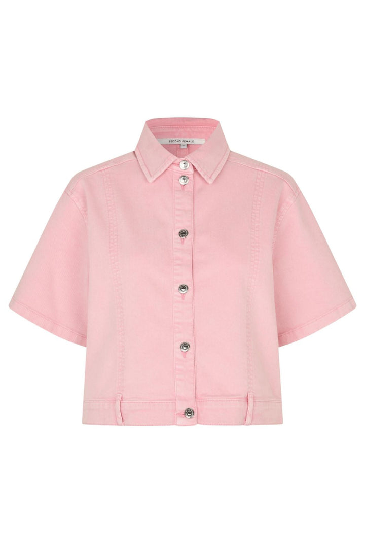 Second Female - Isella Denim Shirt 60474 - 9411 Pale Lilac Skjorter 