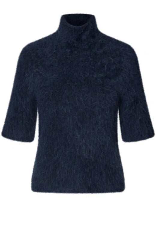 Second Female - Karla Knit SS 59913 - 5994 Night Sky Strikbluser 