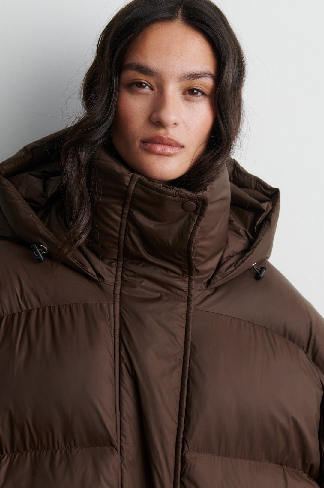 Second Female - Riya Rib Puffer Jacket 60936 - 6156 Demitasse Jakker 
