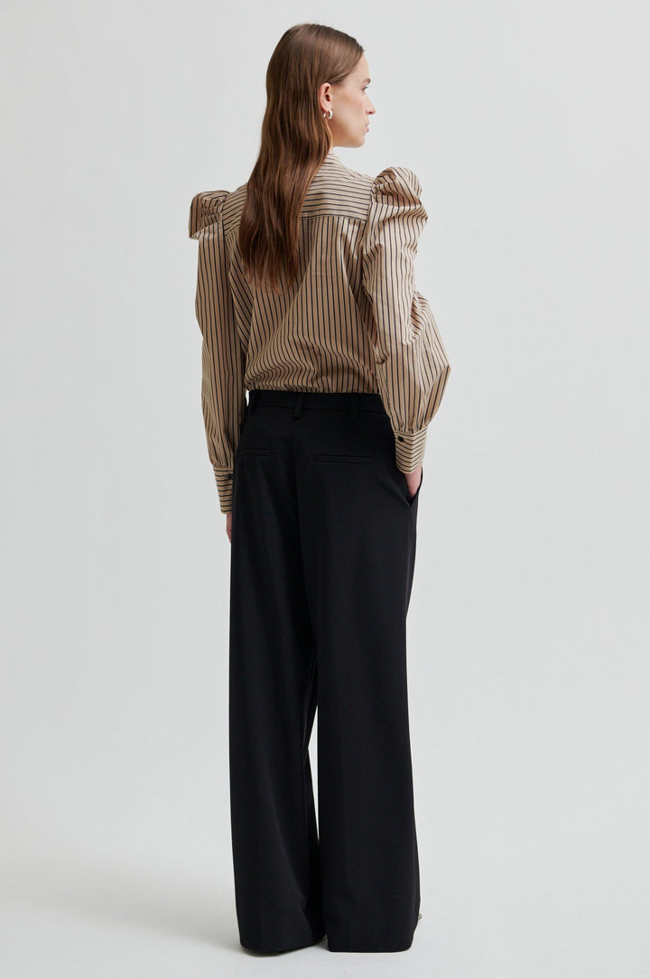 Second Female - Serina Slim Shirt 60489 - 6016 Camel Skjorter 