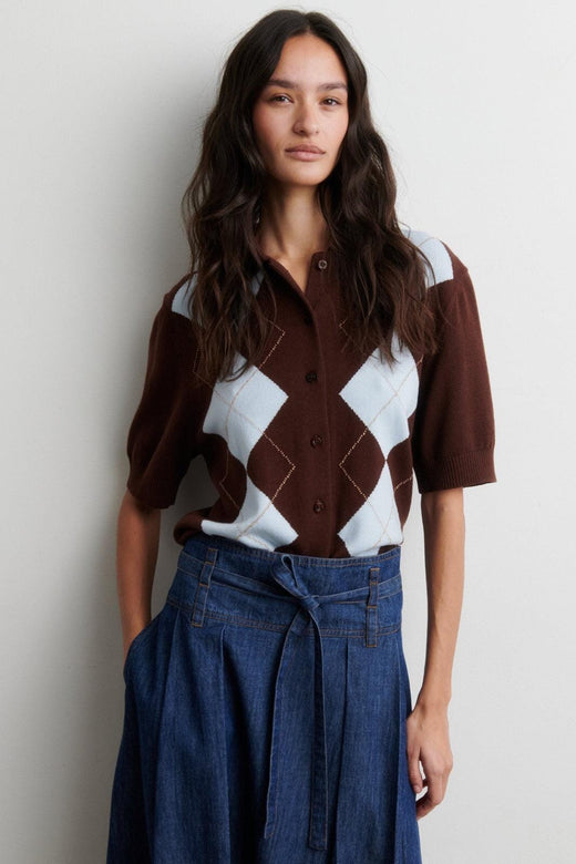 Second Female - Shailene Knit Cardigan 61109 - 6156 Demitasse Cardigans 