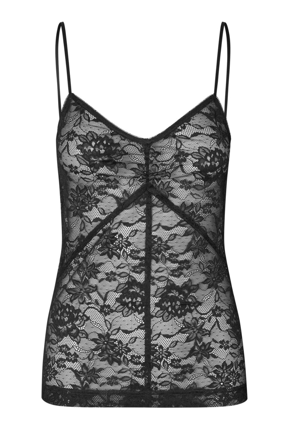 Second Female - Social Strap Top 60317 - 8001 Black Toppe 