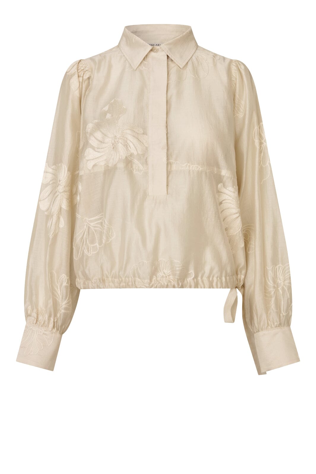 Second Female - Vira Blouse 60496 - 0512 Soft Beige Bluser 