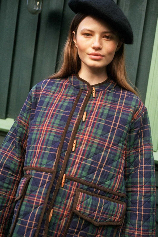 Sissel Edelbo - Adriane Jacket Se 2005 - Green Checks Jakker 