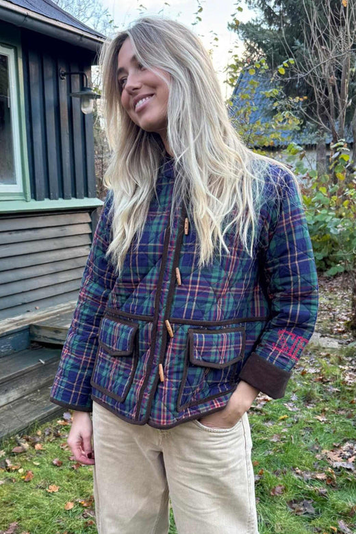 Sissel Edelbo - Adriane Jacket Se 2005 - Green Checks Jakker 