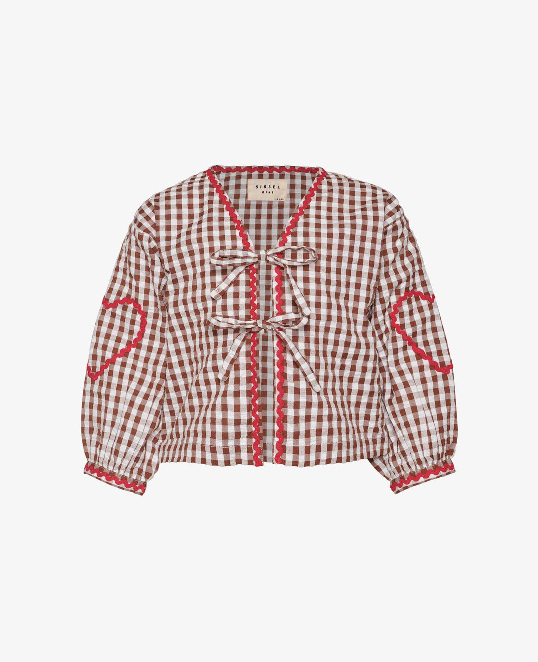 Sissel Edelbo - Astrid MINI Top SE 1679 - Brown Checks Bluser 