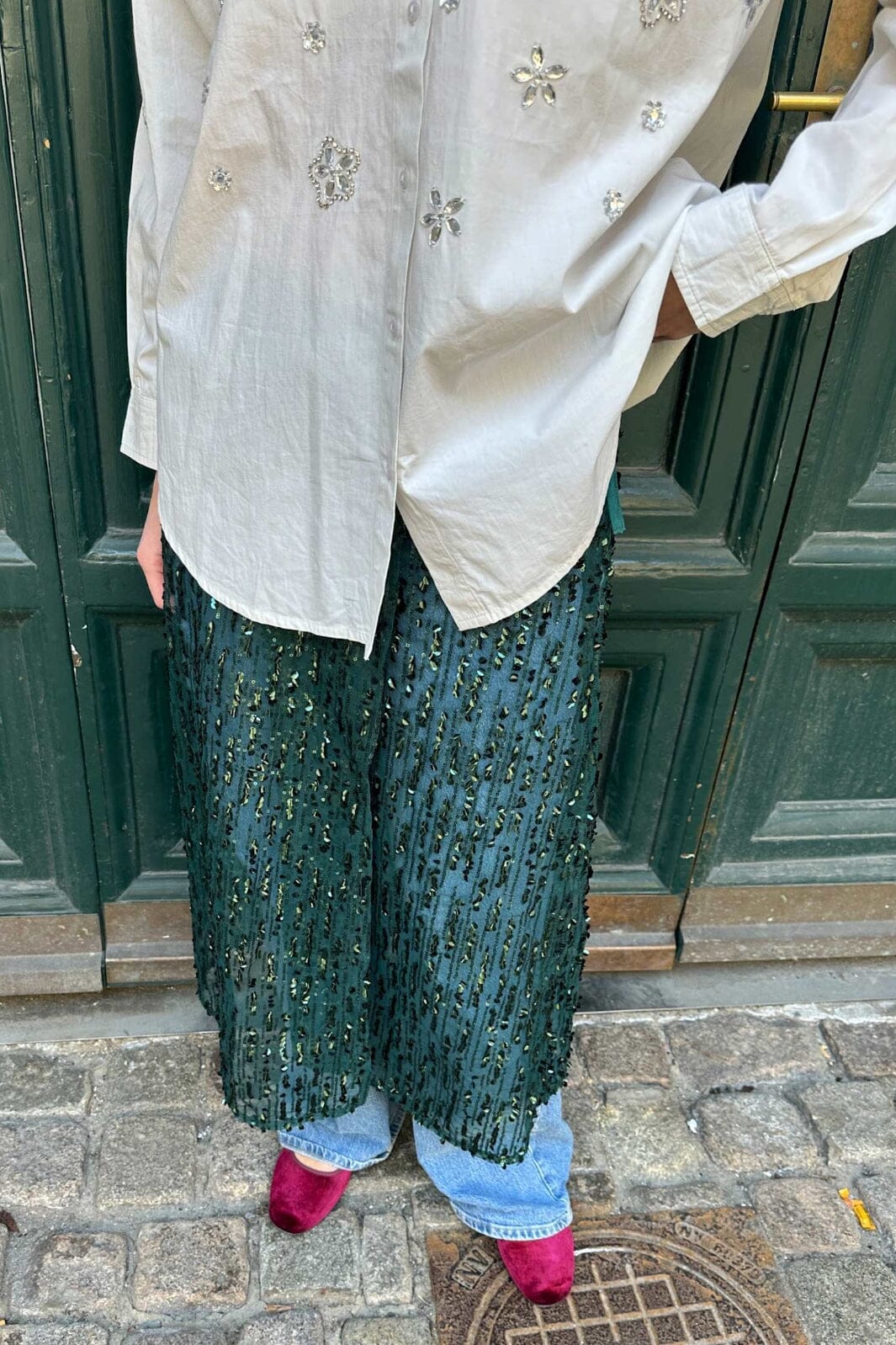 Sissel Edelbo - Betsy Wrap Skirt SE 1712 - Dark Green