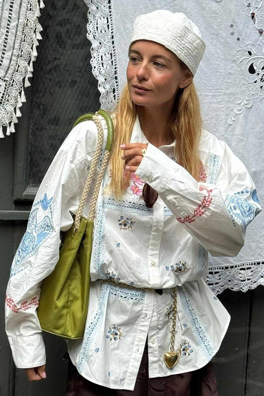 Sissel Edelbo - Camma Shirt SE 1761 - Snow White Skjorter 