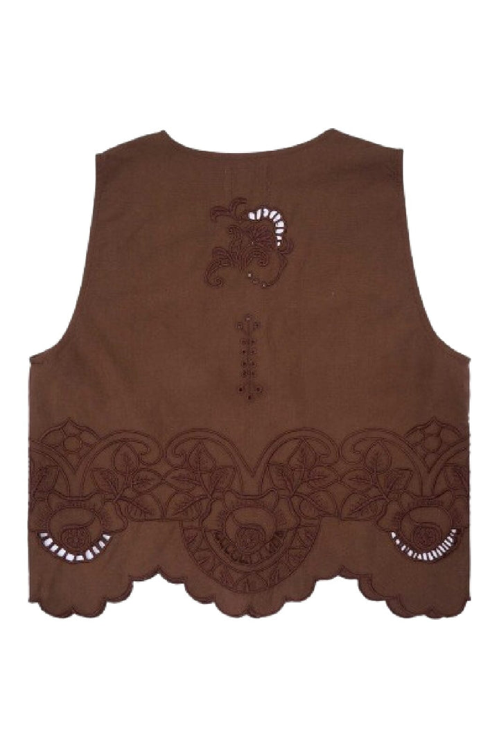 Sissel Edelbo - Celestine Top SE 1606 - Soft Brown