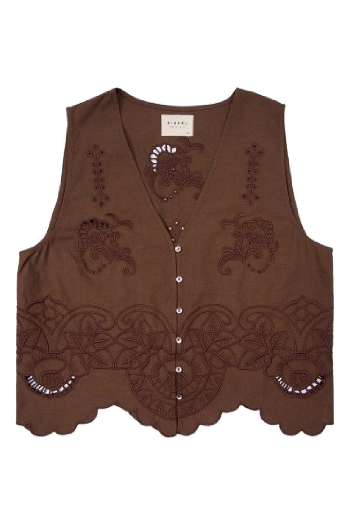 Sissel Edelbo - Celestine Top SE 1606 - Soft Brown