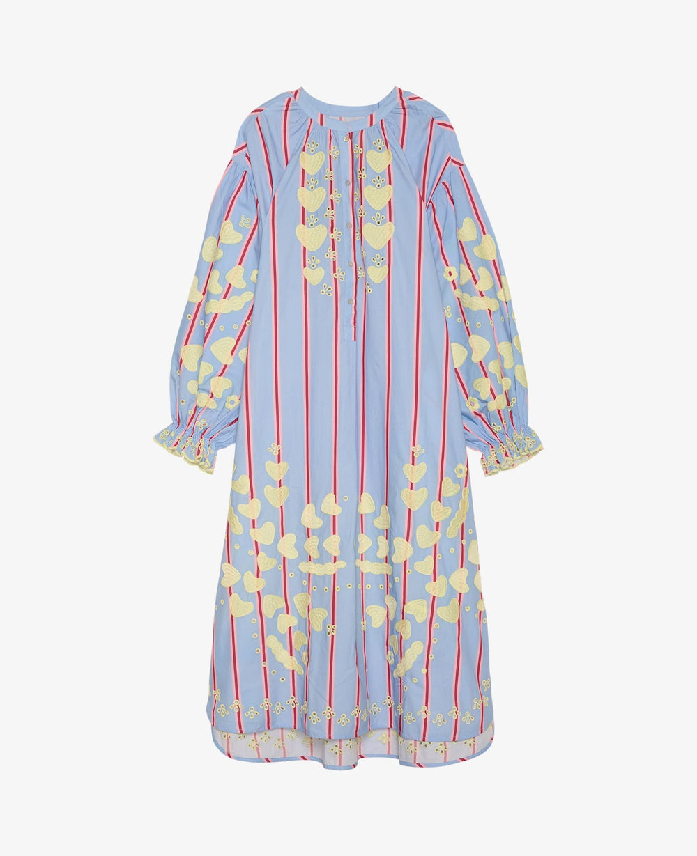 Sissel Edelbo - Elisabeth Dress SE 1766 - Bluebell Stripes Kjoler 