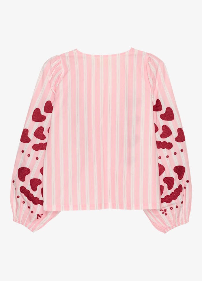 Sissel Edelbo - Elisabeth Top SE 1900 - Rose Stripes Bluser 