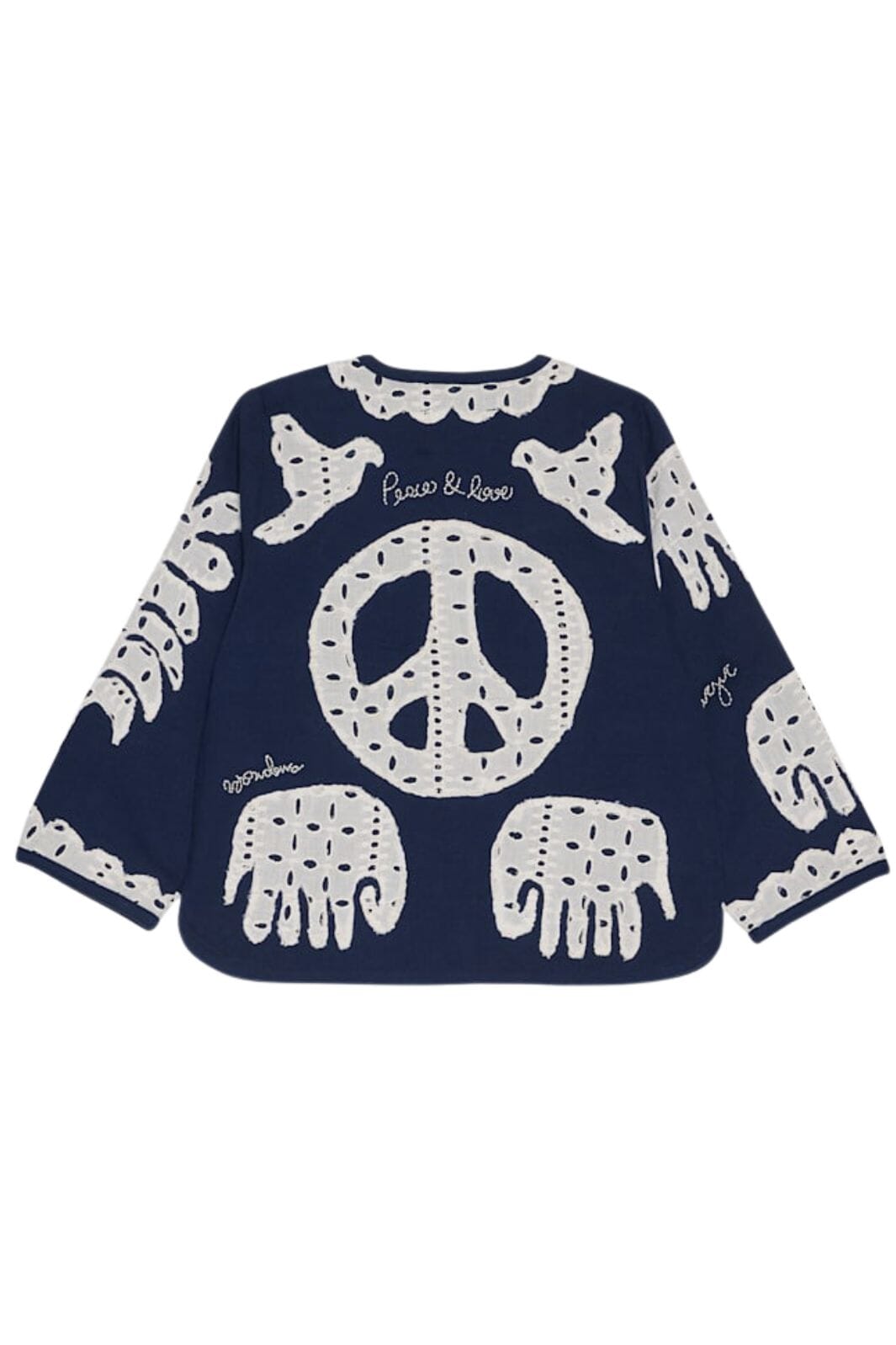 Sissel Edelbo - Ena MINI Jacket SE 1659 - Navy Birds Jakker 