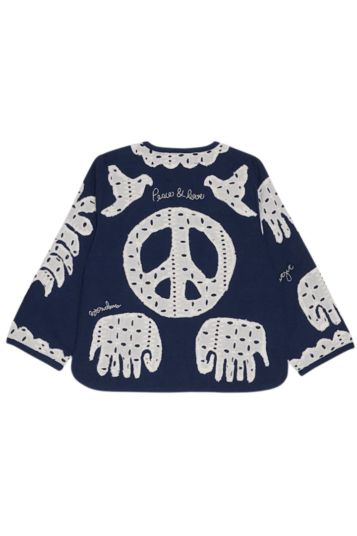 Sissel Edelbo - Ena MINI Jacket SE 1659 - Navy Birds Jakker 