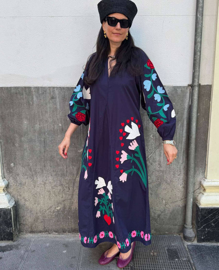 Sissel Edelbo - Fran Dress Se 2017 - Navy 