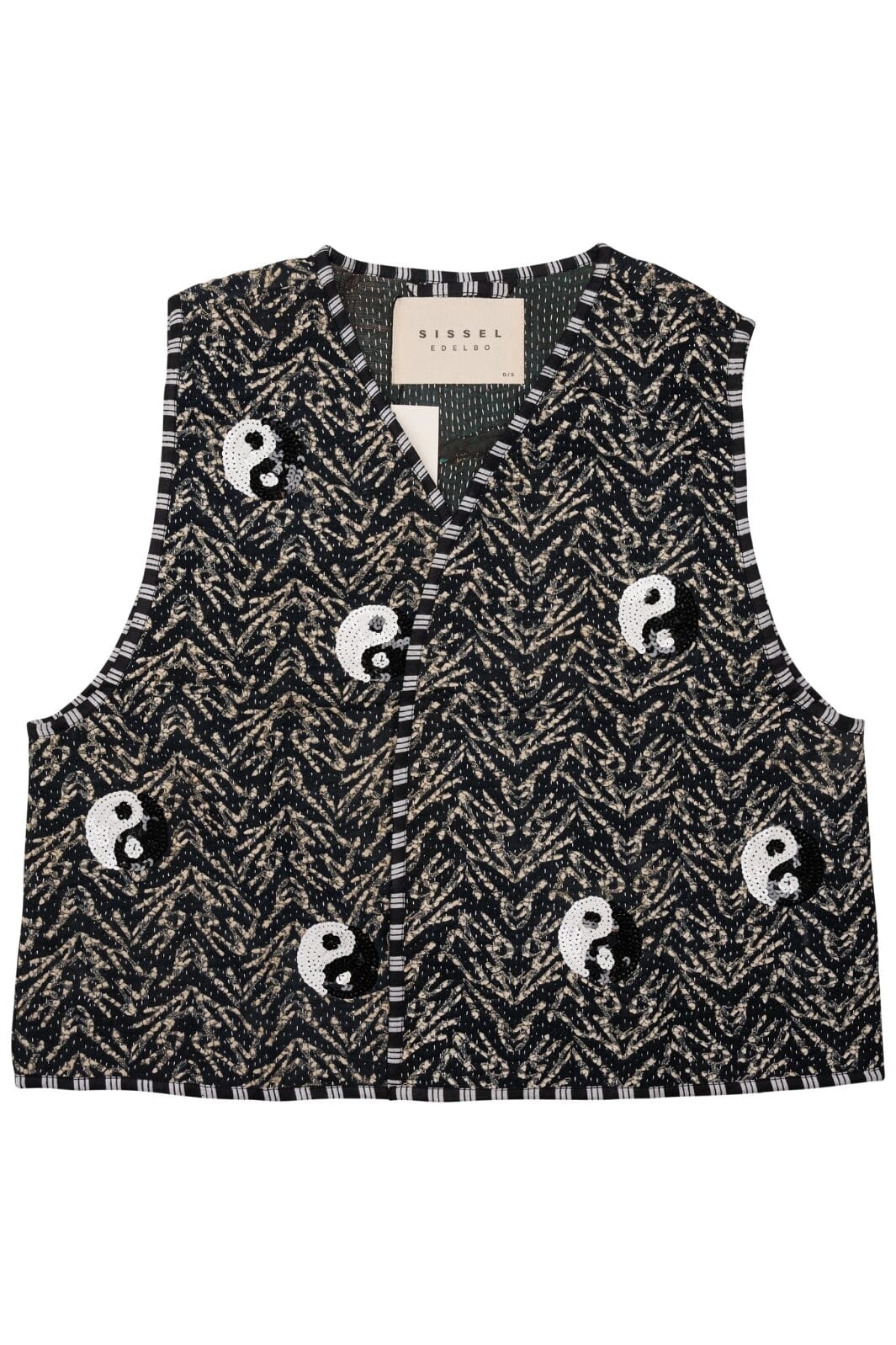 Sissel Edelbo - Gro Sequins Vest SE 1457-1 - Yin & Yang No. 77