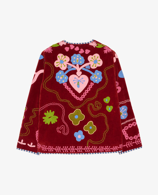Sissel Edelbo - Maggie Jacket Se 2025 - Velvet Burgundy Jakker 