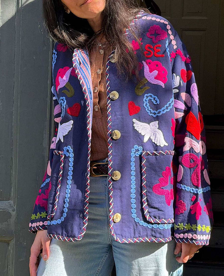 Sissel Edelbo - Maggie Jacket Se 2026 - Navy Festival Jakker 