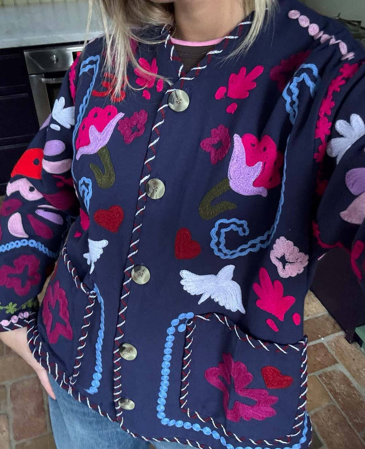 Sissel Edelbo - Maggie Jacket Se 2026 - Navy Festival Jakker 