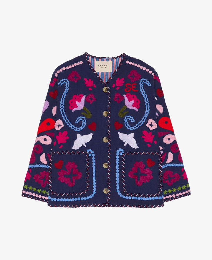 Sissel Edelbo - Maggie Jacket Se 2026 - Navy Festival Jakker 