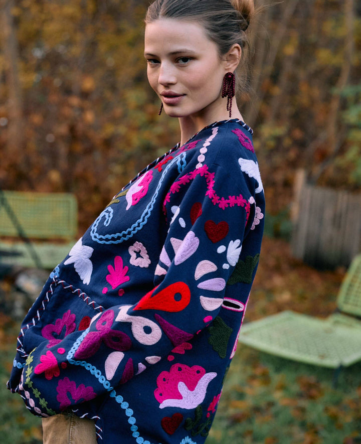 Sissel Edelbo - Maggie Jacket Se 2026 - Navy Festival Jakker 