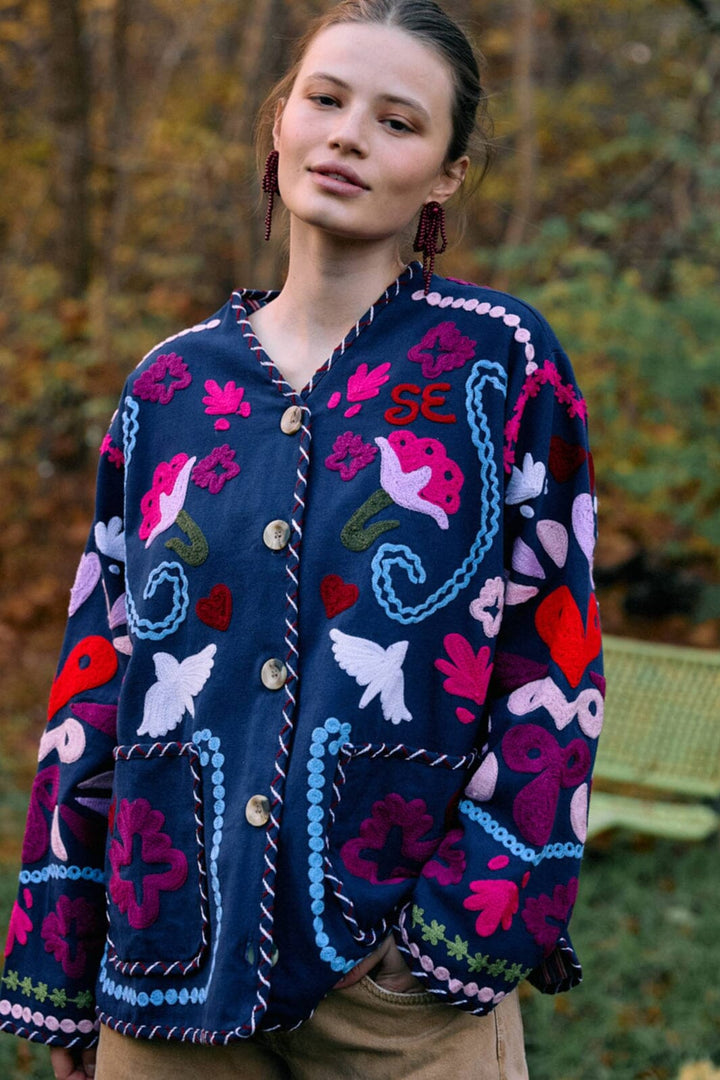 Sissel Edelbo - Maggie Jacket Se 2026 - Navy Festival Jakker 