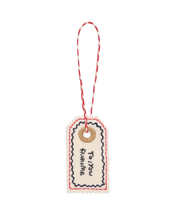 Sissel Edelbo - Manilla Tag Ornament SE 1734 - Snow