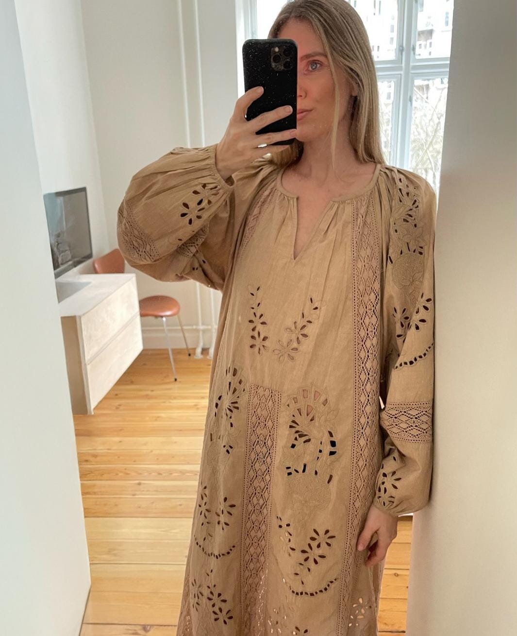Sissel Edelbo - Mila Dress SE 1684 - Beige