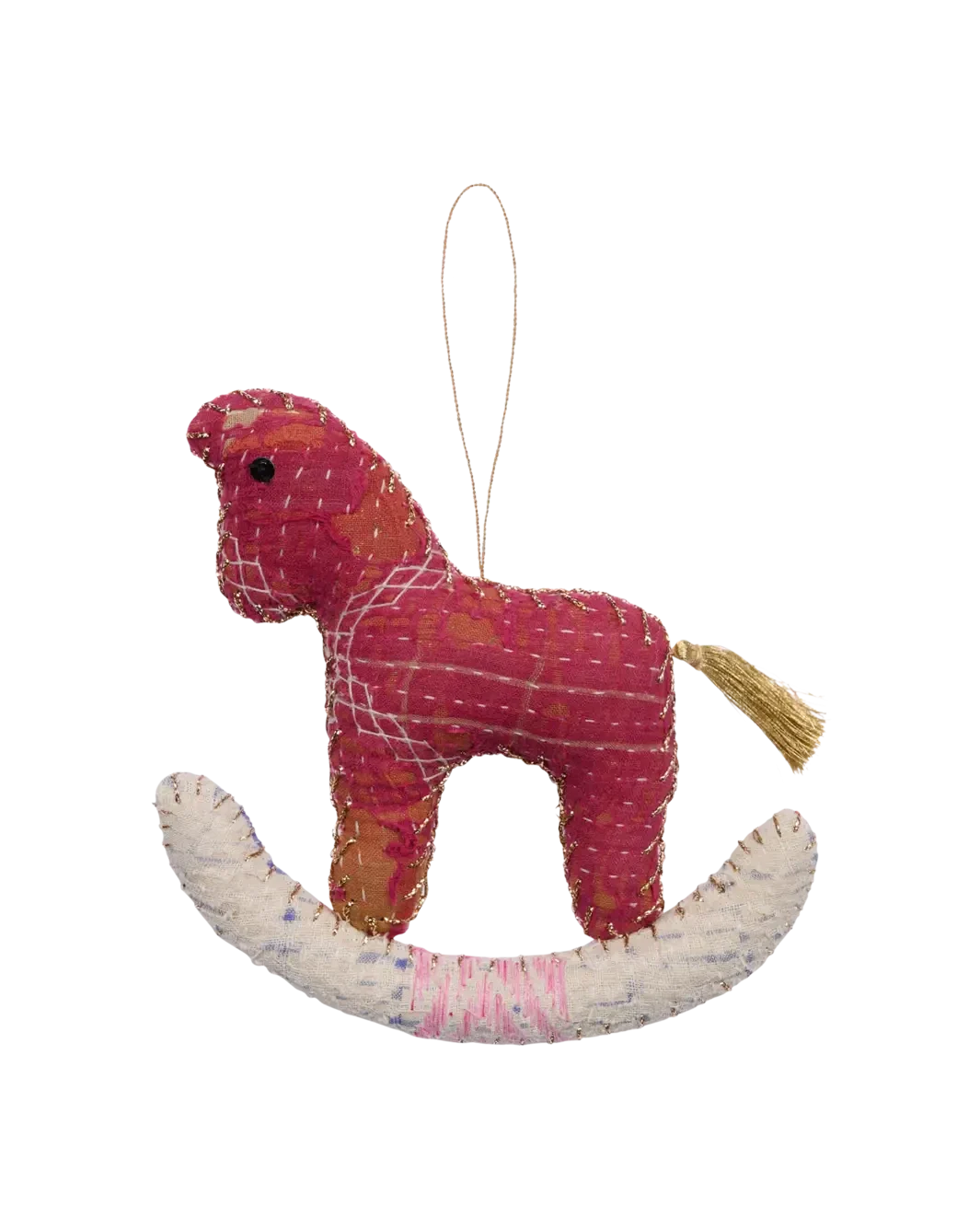 Sissel Edelbo - Rocking Horse Ornament SE 1123 - Dark Latte