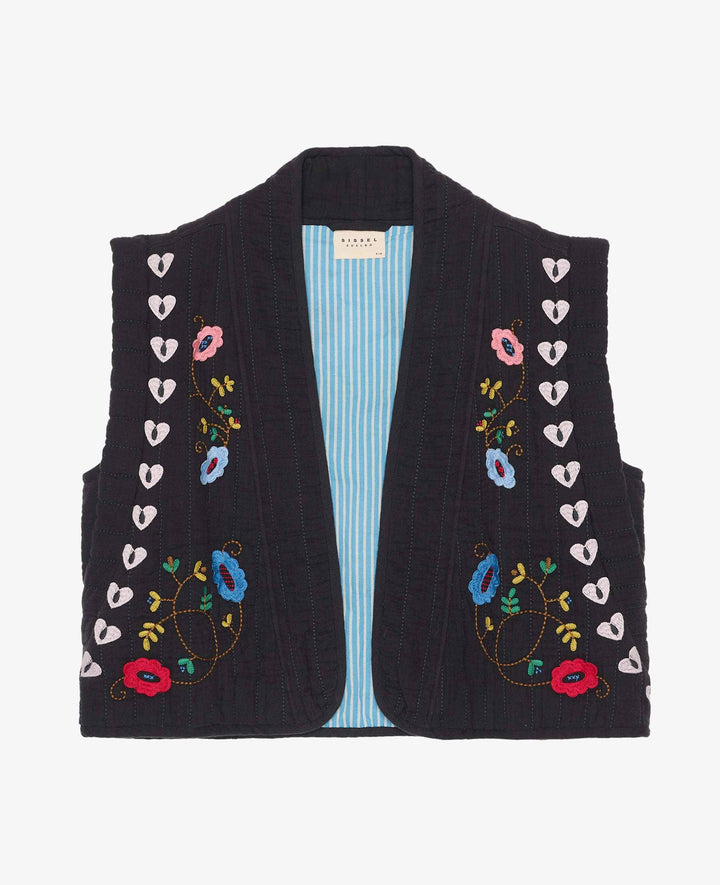 Sissel Edelbo - Samira Vest Se 2040 - Almost Black Veste 