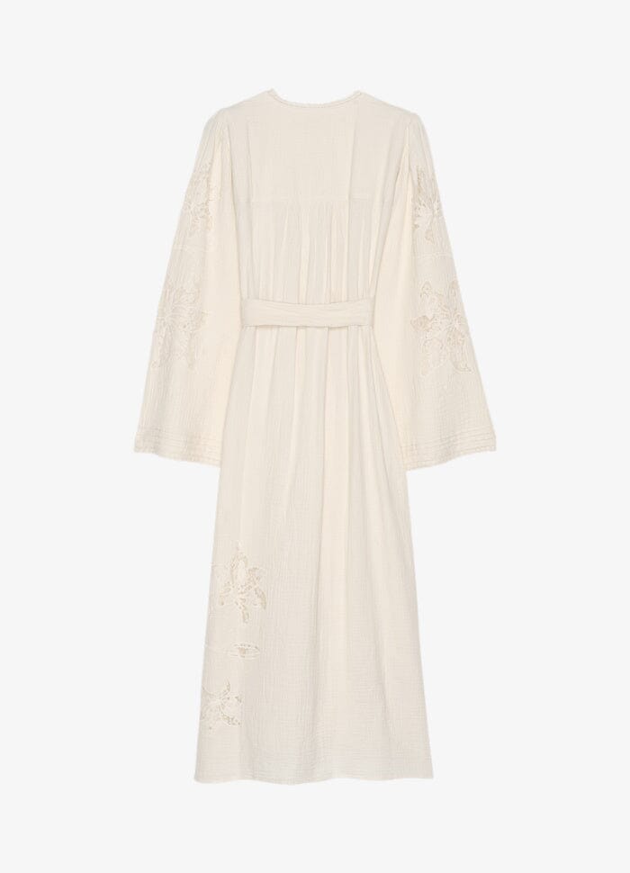 Sissel Edelbo - Winfrey Wrap Dress SE 1917 - Off White Kjoler 