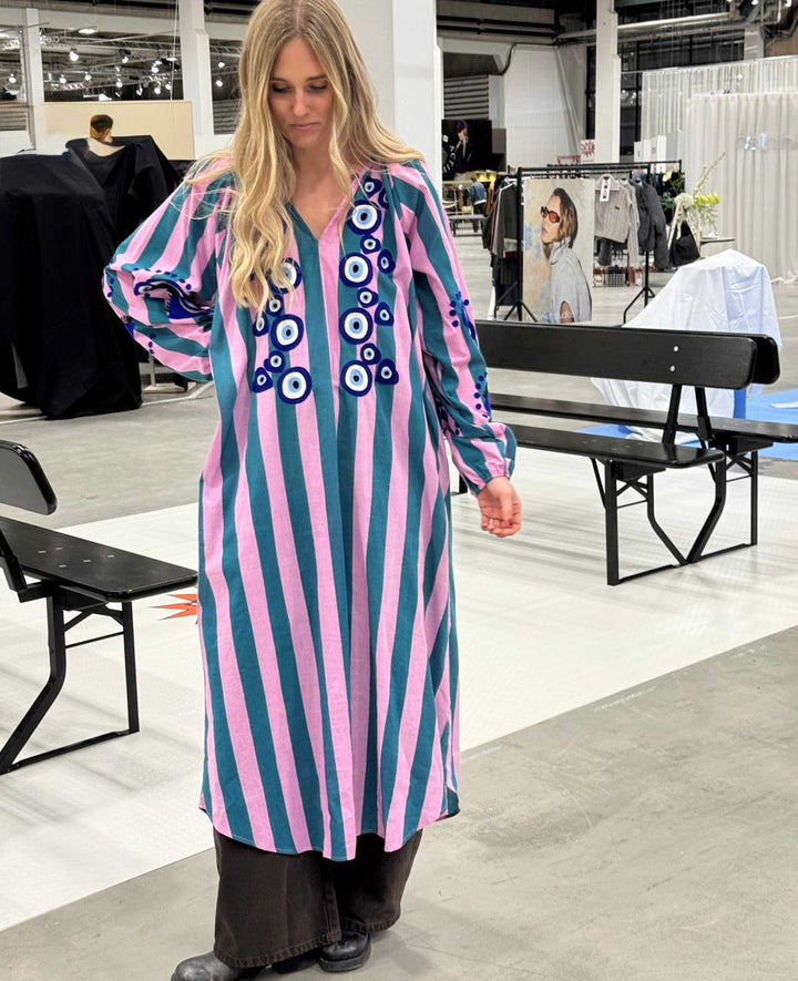 Sissel Edelbo - Zippy Dress SE 1918 - Petrol green Kjoler 