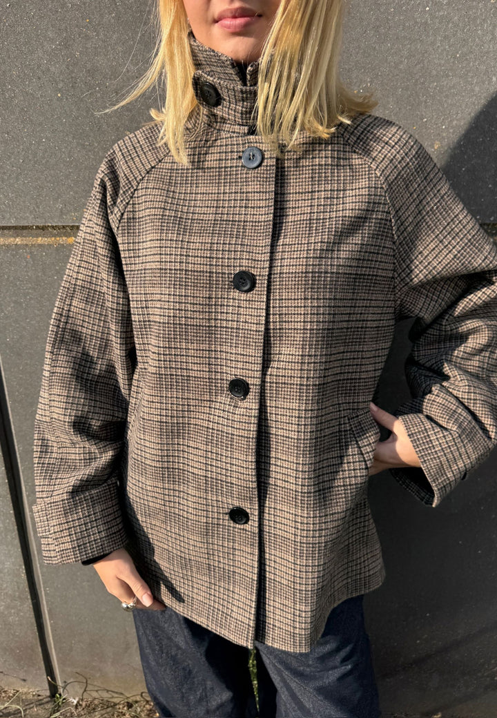 Sisters Point - Caleb-N.Midi1 20079 - 201 - Brown Check Jakker 