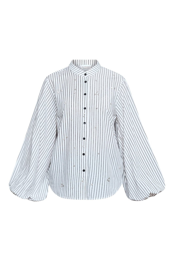Sisters Point - Elaisa-Sh 19405 - 110 - White/Black Skjorter 
