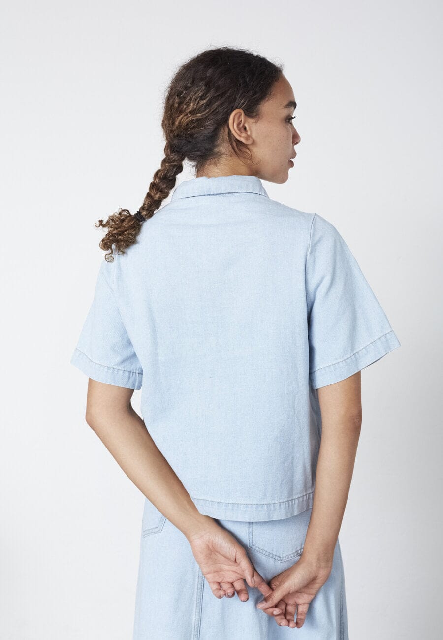 Sisters Point - Elsana-Sh1 19241 - 911 - Light Blue Skjorter 