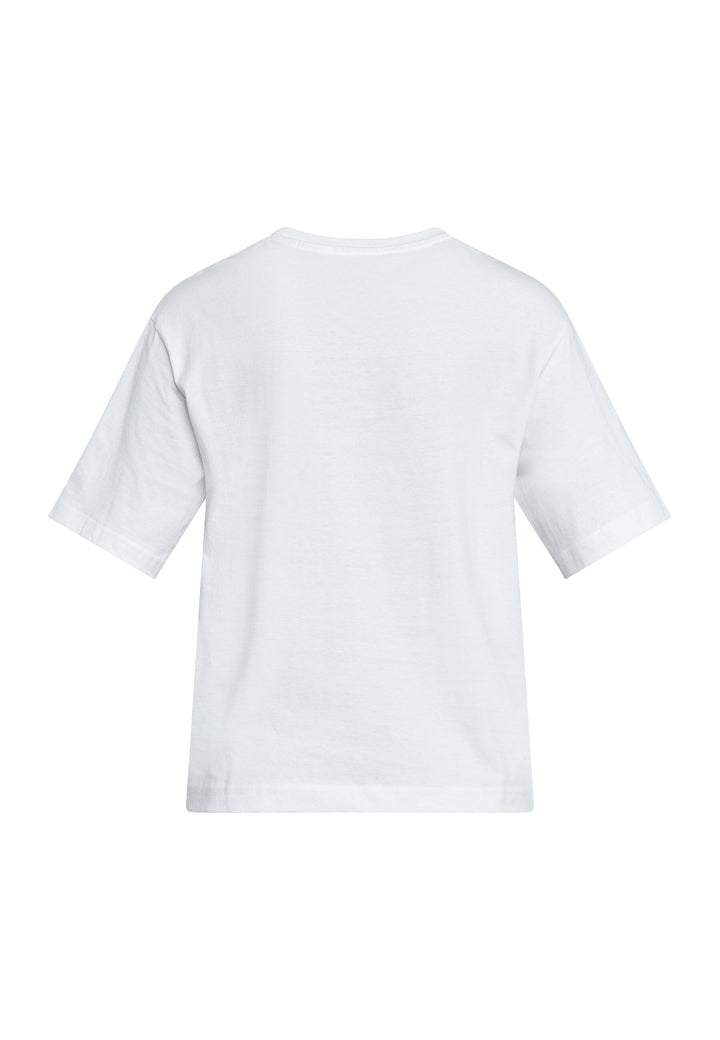 Sisters Point - Heda-Loose.Ss10 18795 - 834 - White/Bordeaux T-shirts 