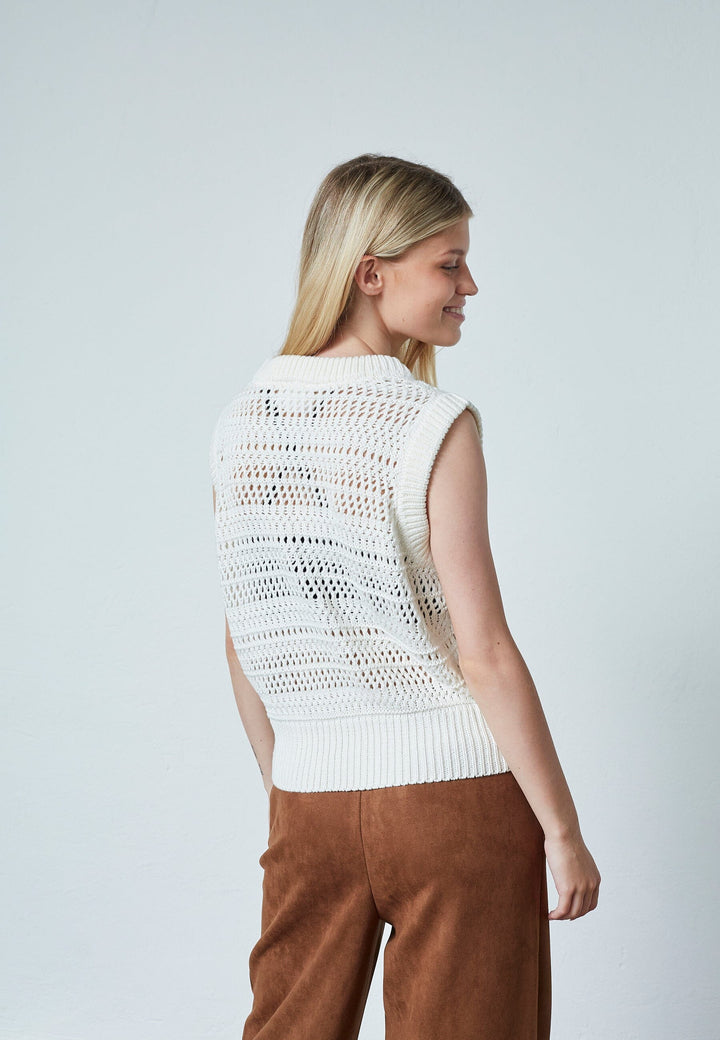 Sisters Point - Helta-Ve 19026 - 115 - Cream Strikbluser 