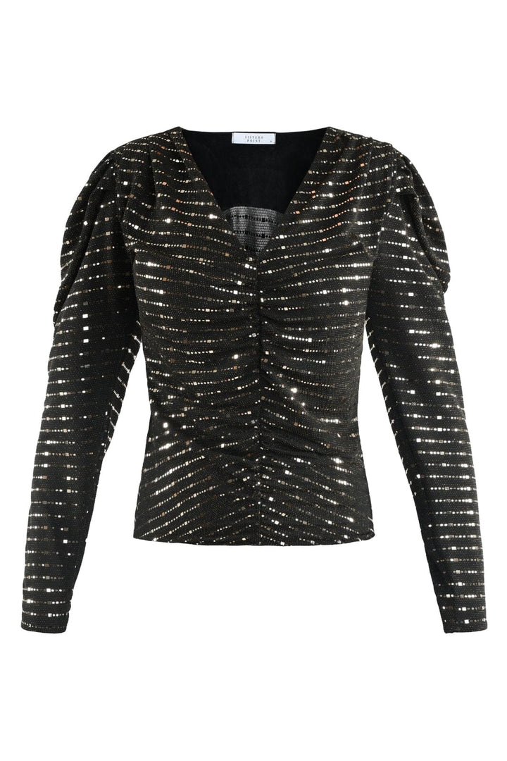 Sisters Point - Nome-T - Black/Gold bluser 