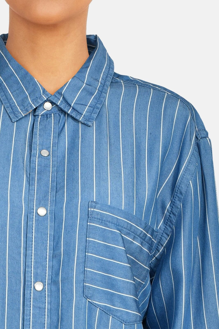 Sisters Point - Osia-Sh1 - 832 Blue/White Skjorter 