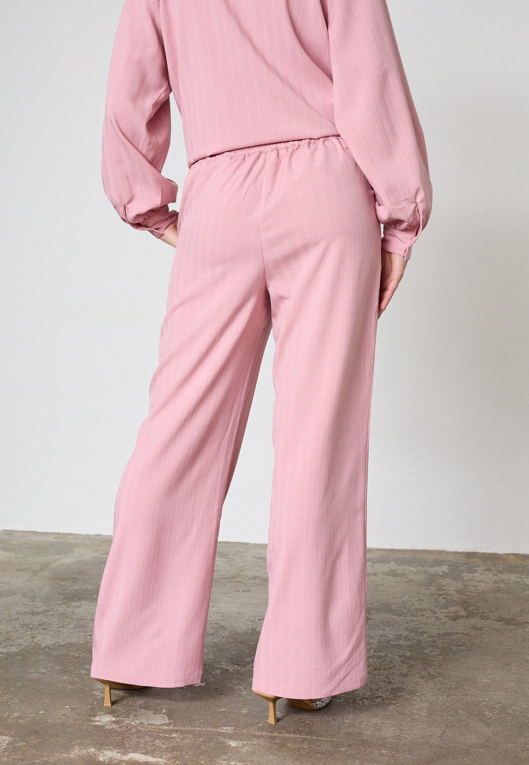 Sisters Point - Verina-Pa6 19503 - 531 - Mauve Pinstripe Bukser 