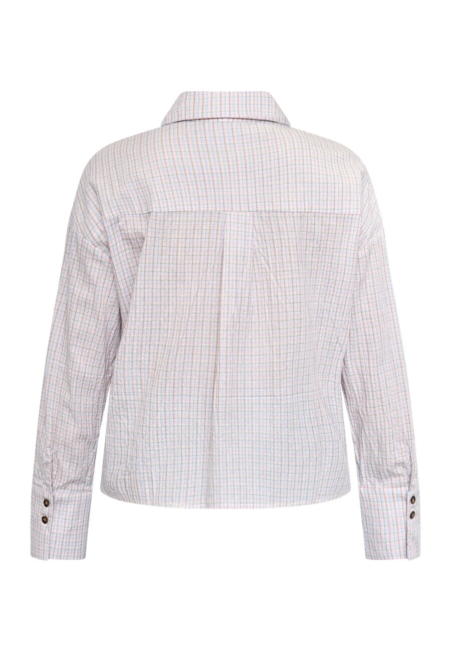 Sisters Point - Vibeke-Sh 19967 - 840 - Soft Rose Check Skjorter 