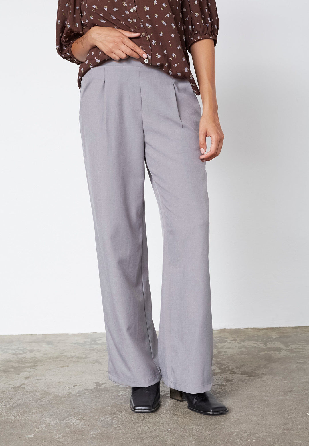 Sisters Point - Viksa-Pa 19164 - 054 - Grey Mel. Bukser 