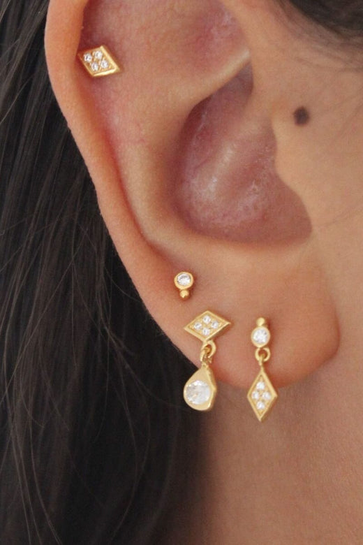 Stine A - Miss Princess Dot Earring - 1427-2 Øreringe 