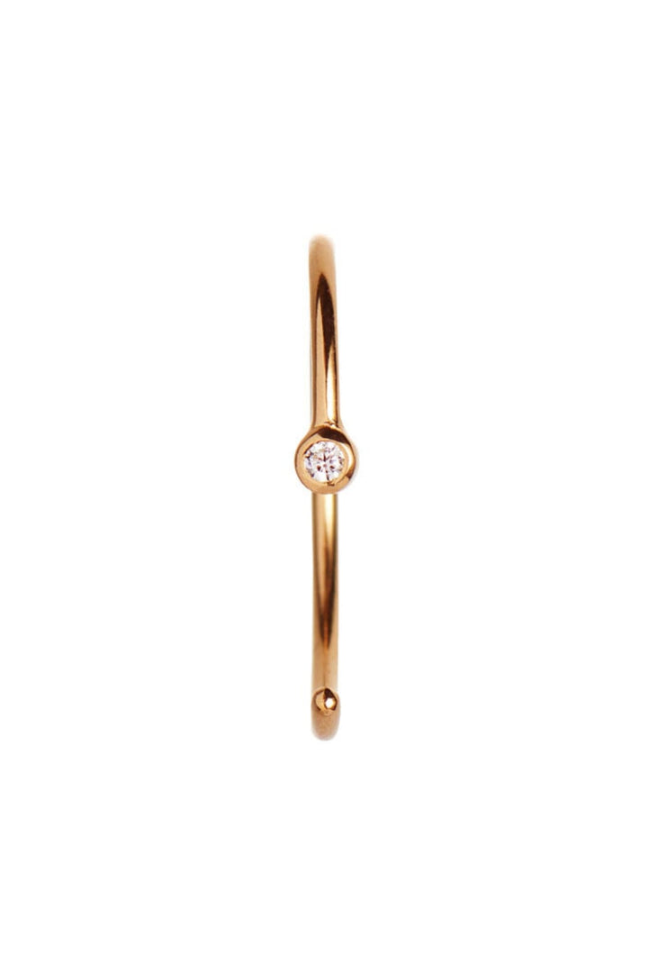 Stine A - One Dot Open Creol Gold - 1152-02-S Øreringe 