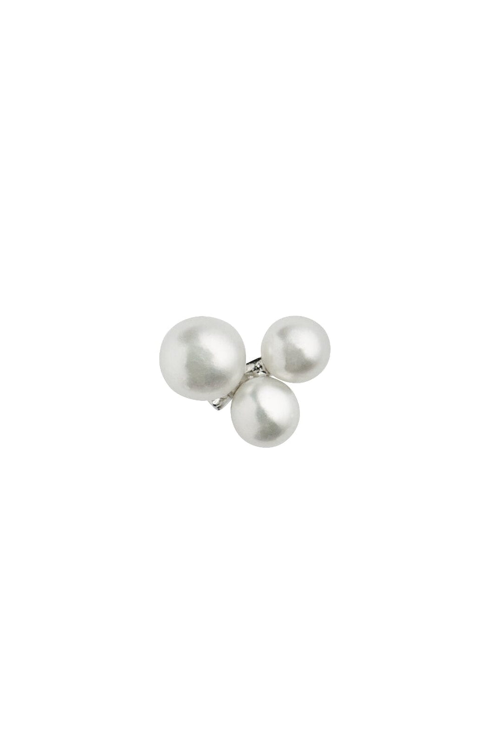 Stine A - Three Pearl Berries Earring Silver - Single - 1321-00-S Øreringe 
