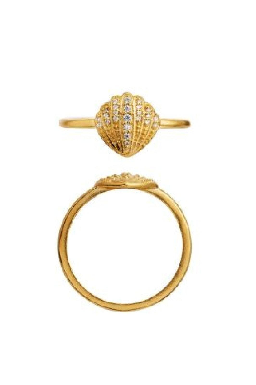 Stine A - Vintage Shell Ring - 4051-02-56 Ringe 