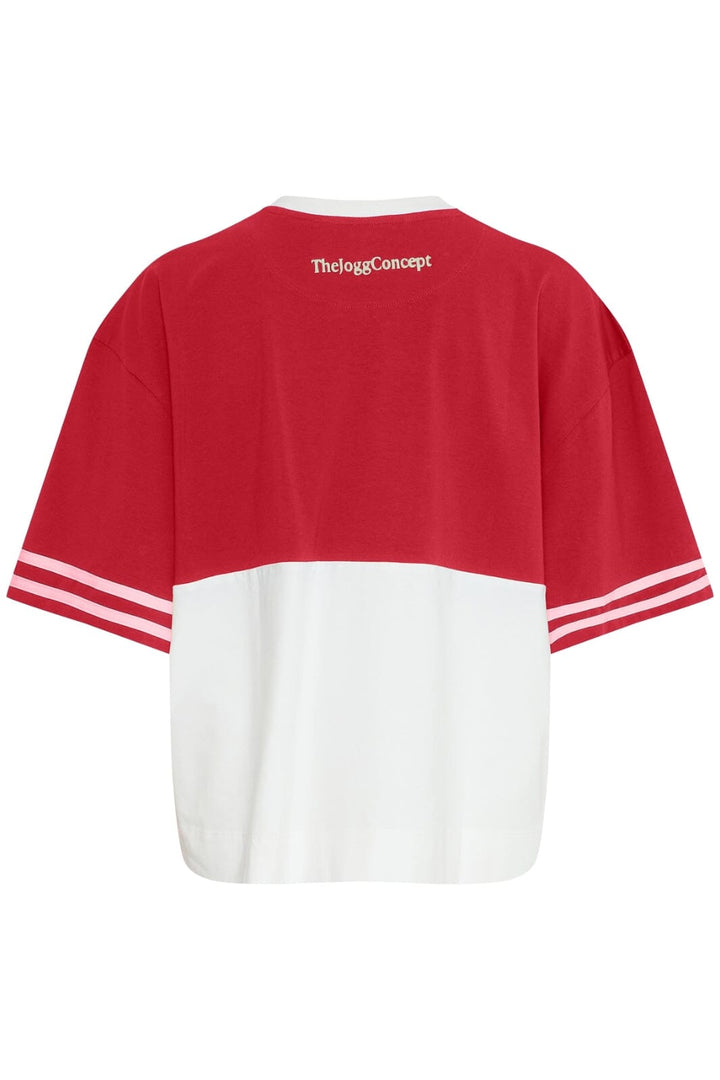 The Jogg Concept - Jcsabell Block Tshirt - 201530 Salsa Mix